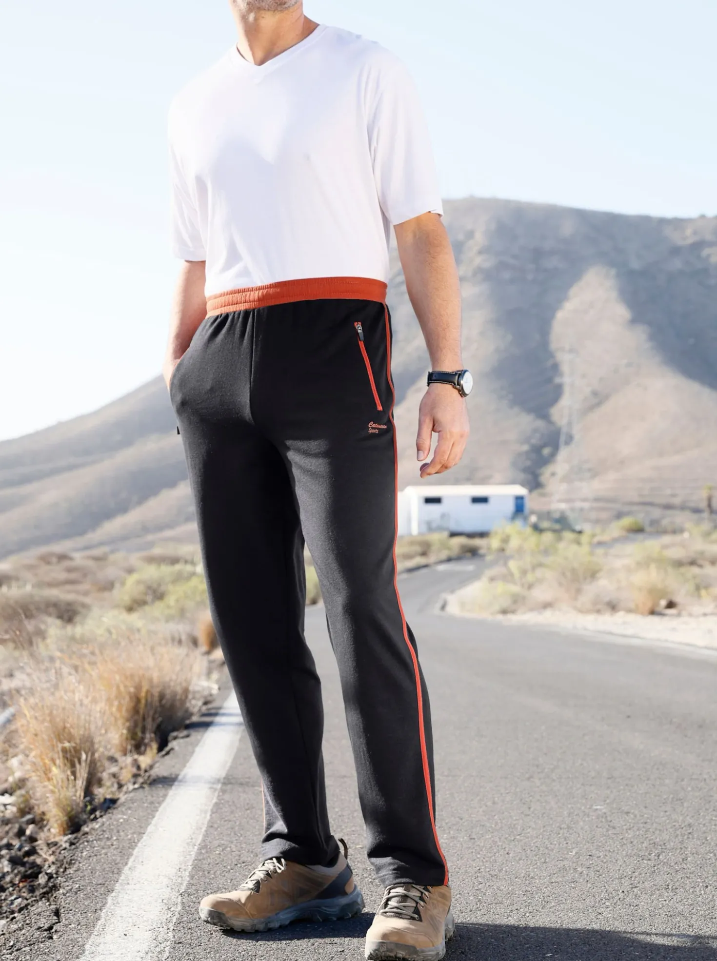 Freizeithose mit Bindeband innen