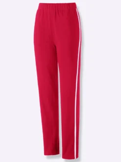 Freizeithose mit Kontraststreifen seitlich
