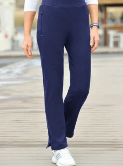 Freizeithose mit langem Reißverschluss seitlich