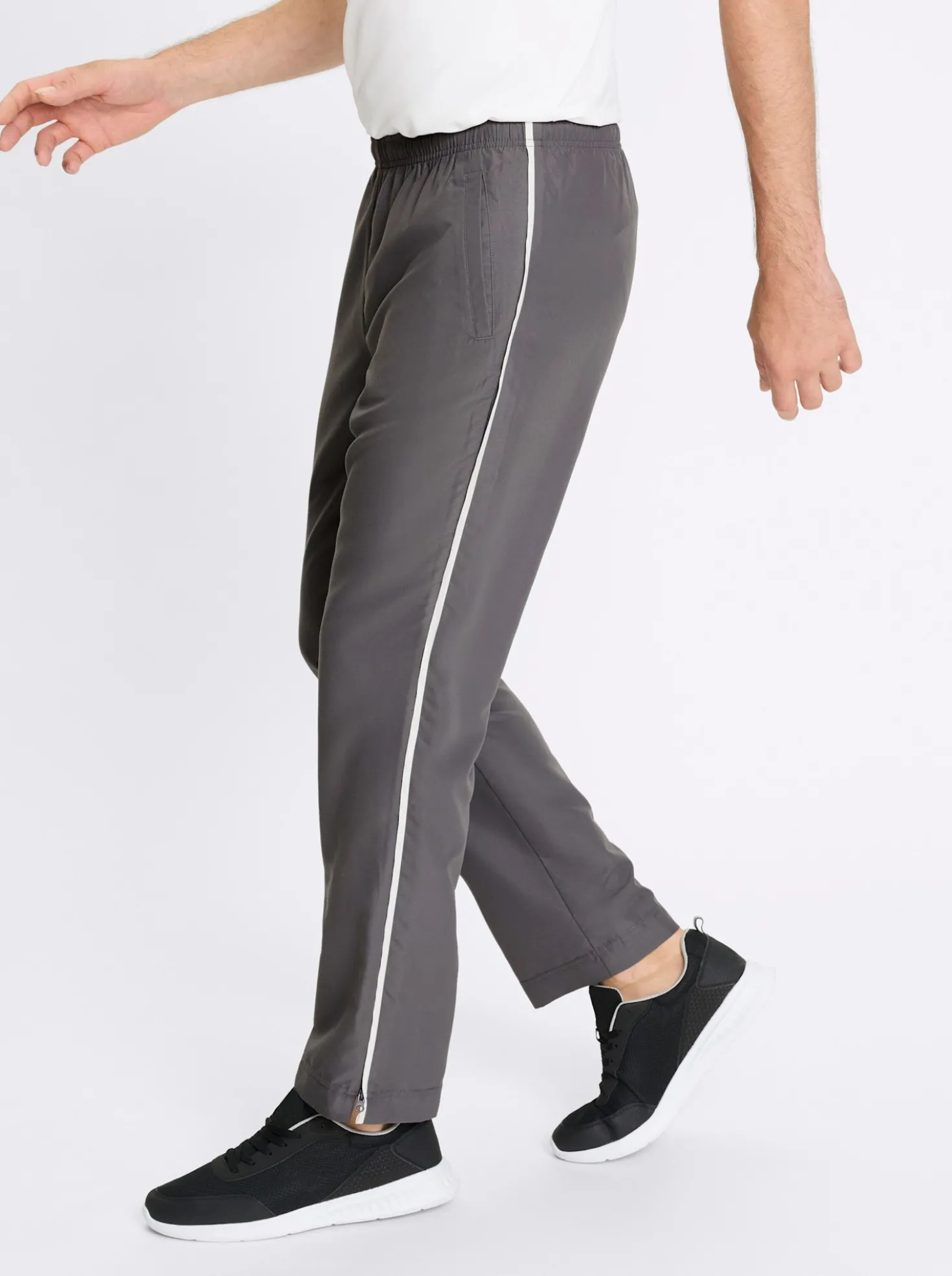 Freizeithose mit Reißverschluss bis zur Hüfte