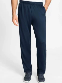Freizeithose mit seitlicher Druckknopfleiste