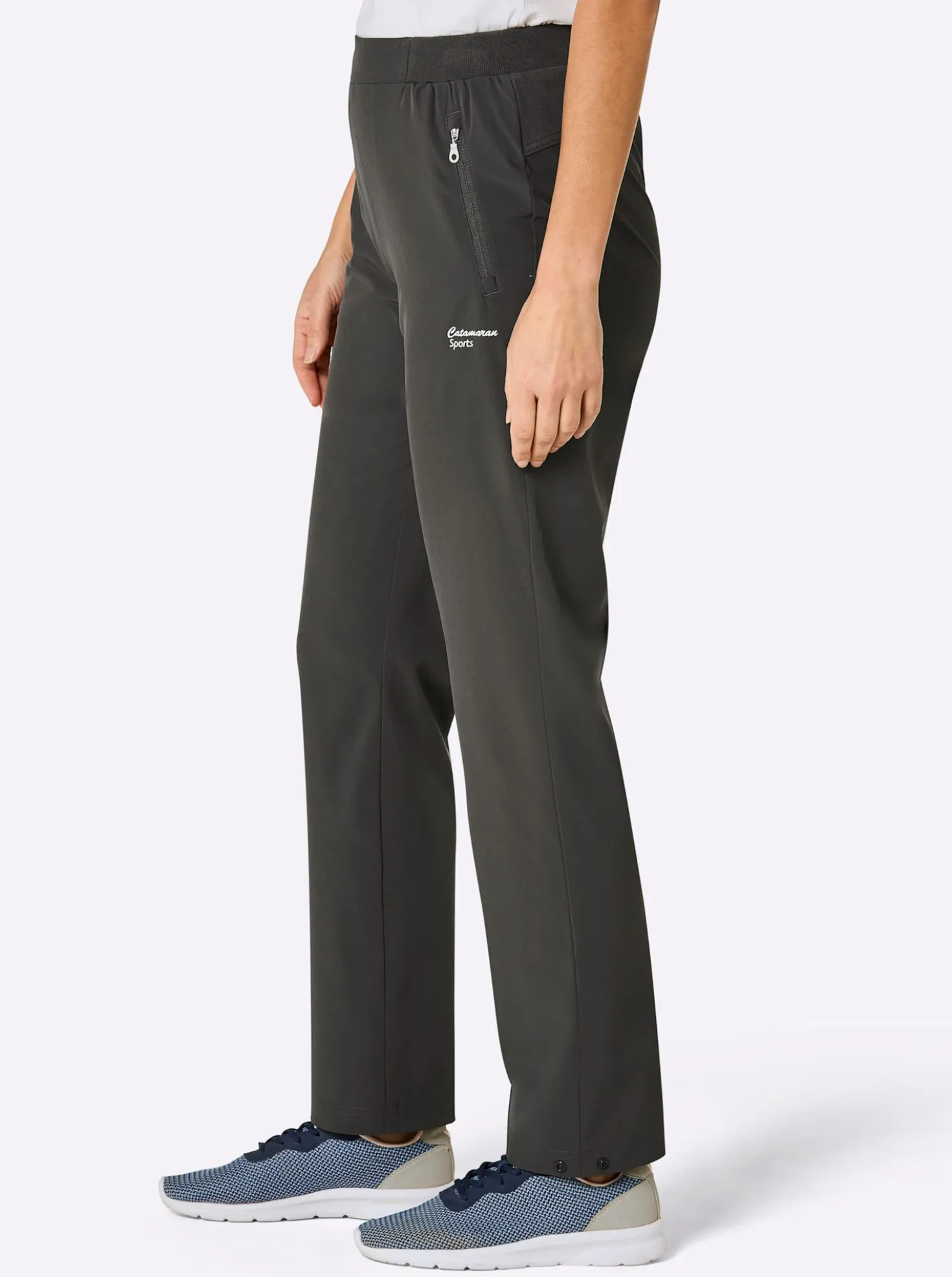Freizeithose mit variabler Saumweite