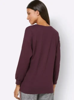 Freizeitshirt mit weiten Ärmeln