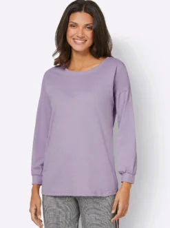 Freizeitshirt mit weiten Ärmeln
