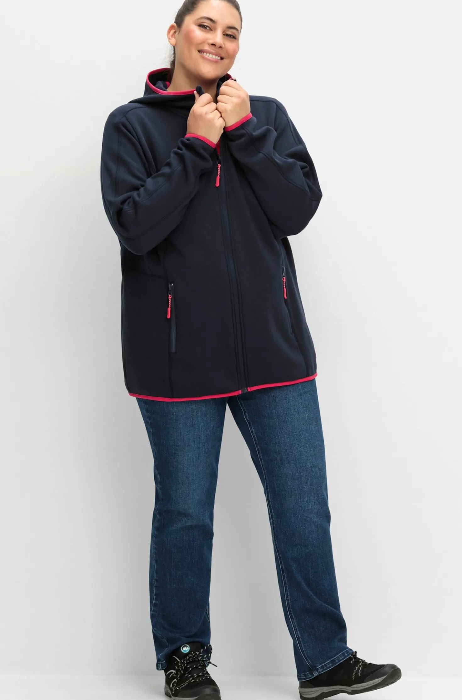 Funktionsjacke aus Fleece, temperaturausgleichend