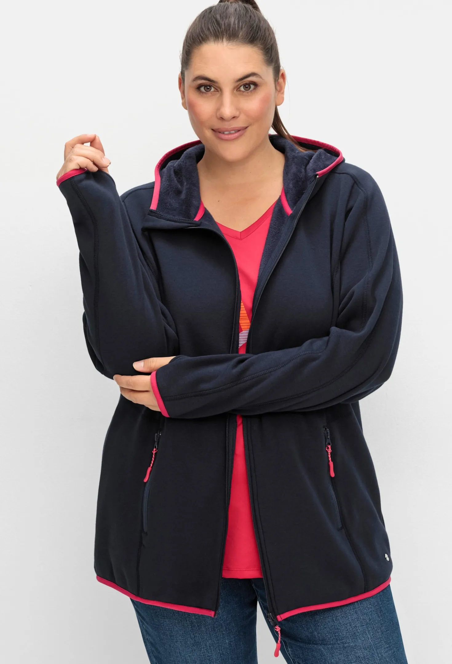 Funktionsjacke aus Fleece, temperaturausgleichend