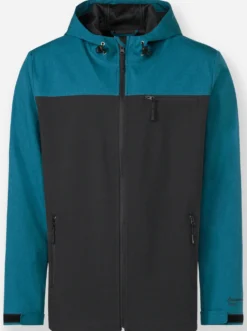 Funktionsjacke aus wind- und wasserabweisendem Softshell