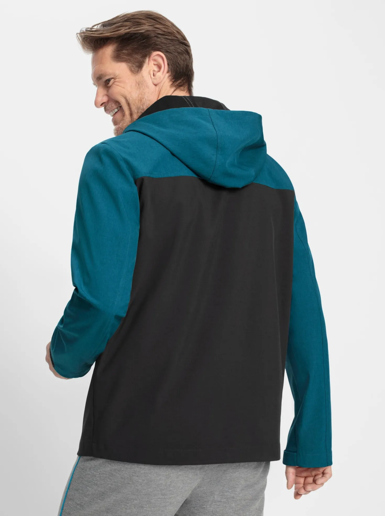 Funktionsjacke aus wind- und wasserabweisendem Softshell