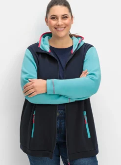 Funktionsjacke in atmungsaktiver Fleece-Qualität