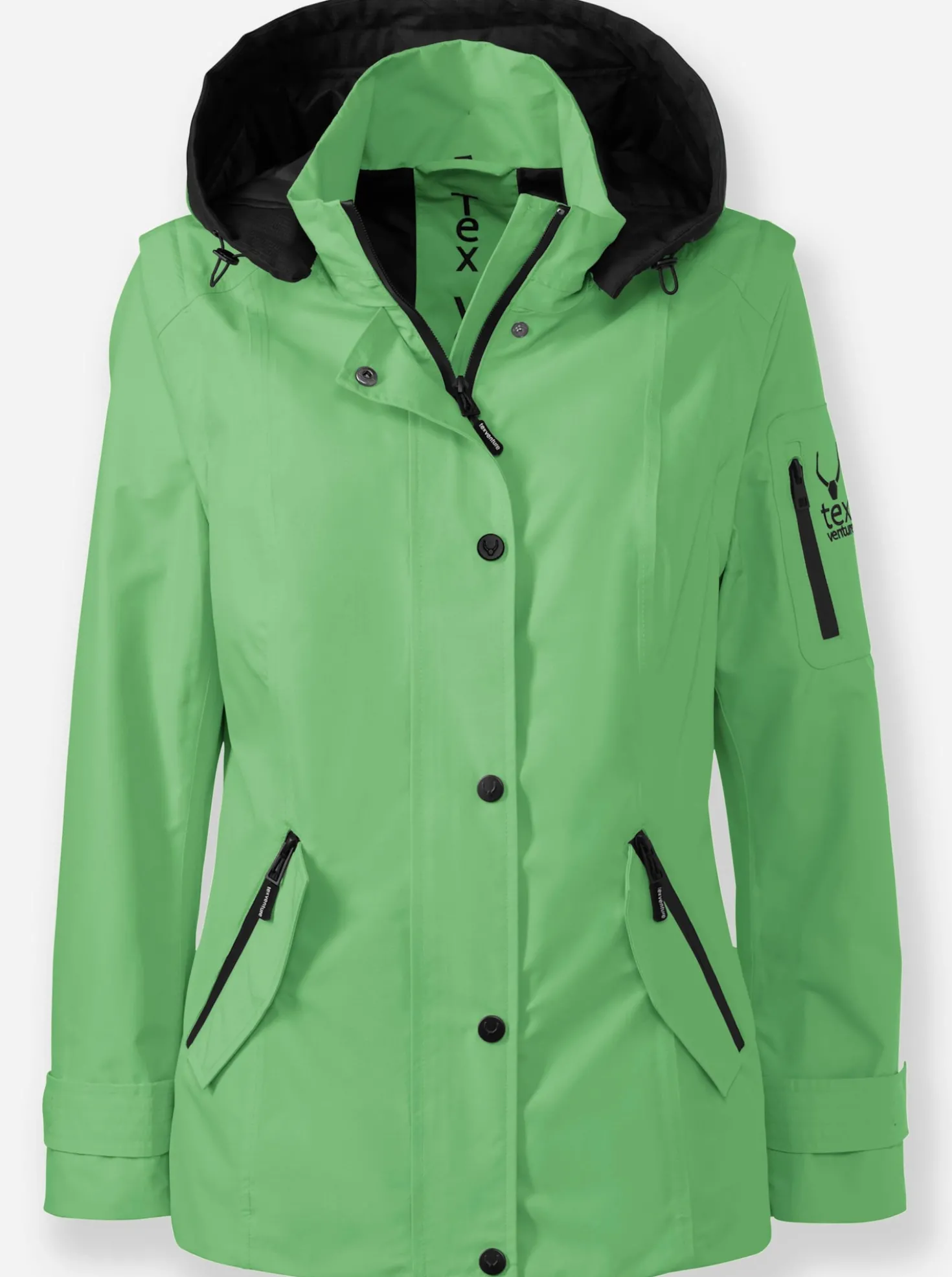Funktionsjacke mit abnehmbaren Ärmeln