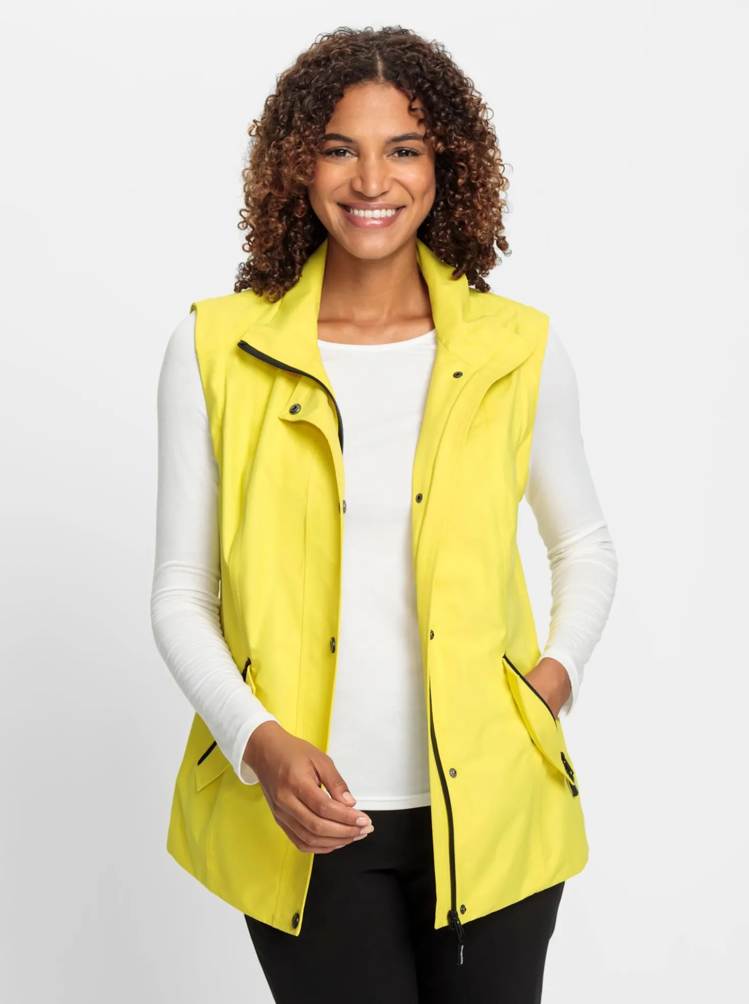 Funktionsjacke mit abnehmbaren Ärmeln