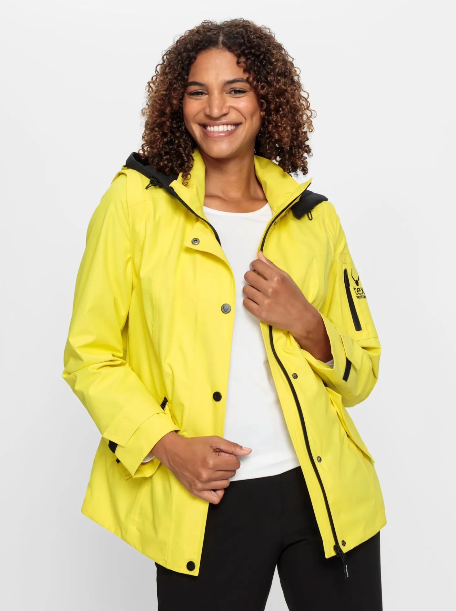 Funktionsjacke mit abnehmbaren Ärmeln
