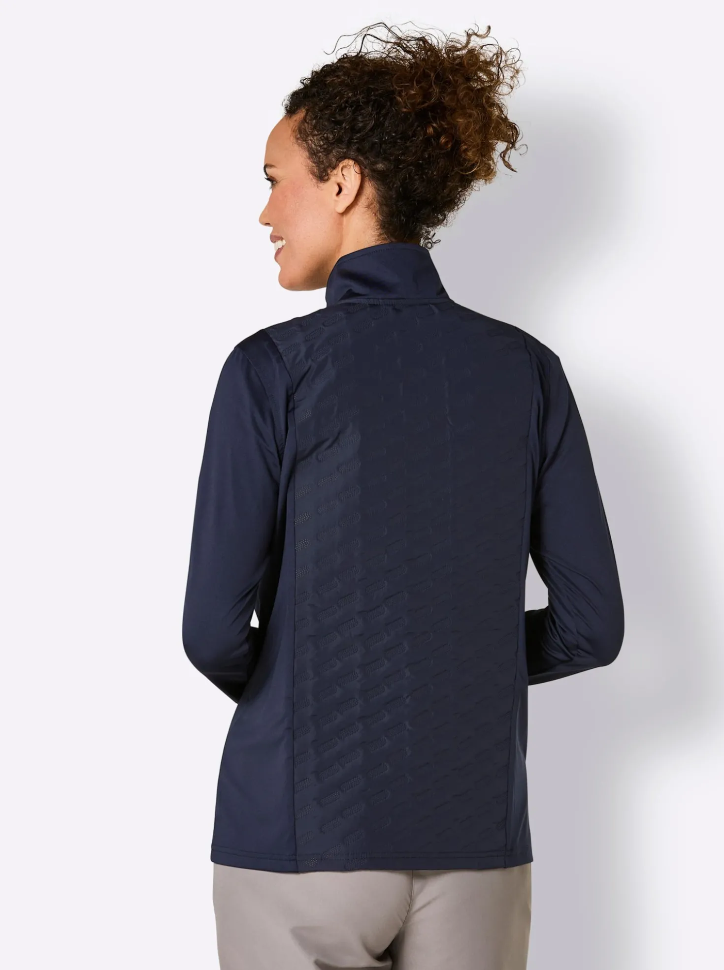 Funktionsjacke mit elastischen Ärmeln