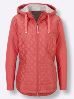 Funktionsjacke mit hinten längerem Saum