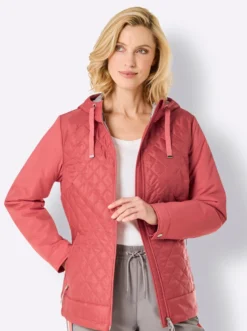 Funktionsjacke mit hinten längerem Saum
