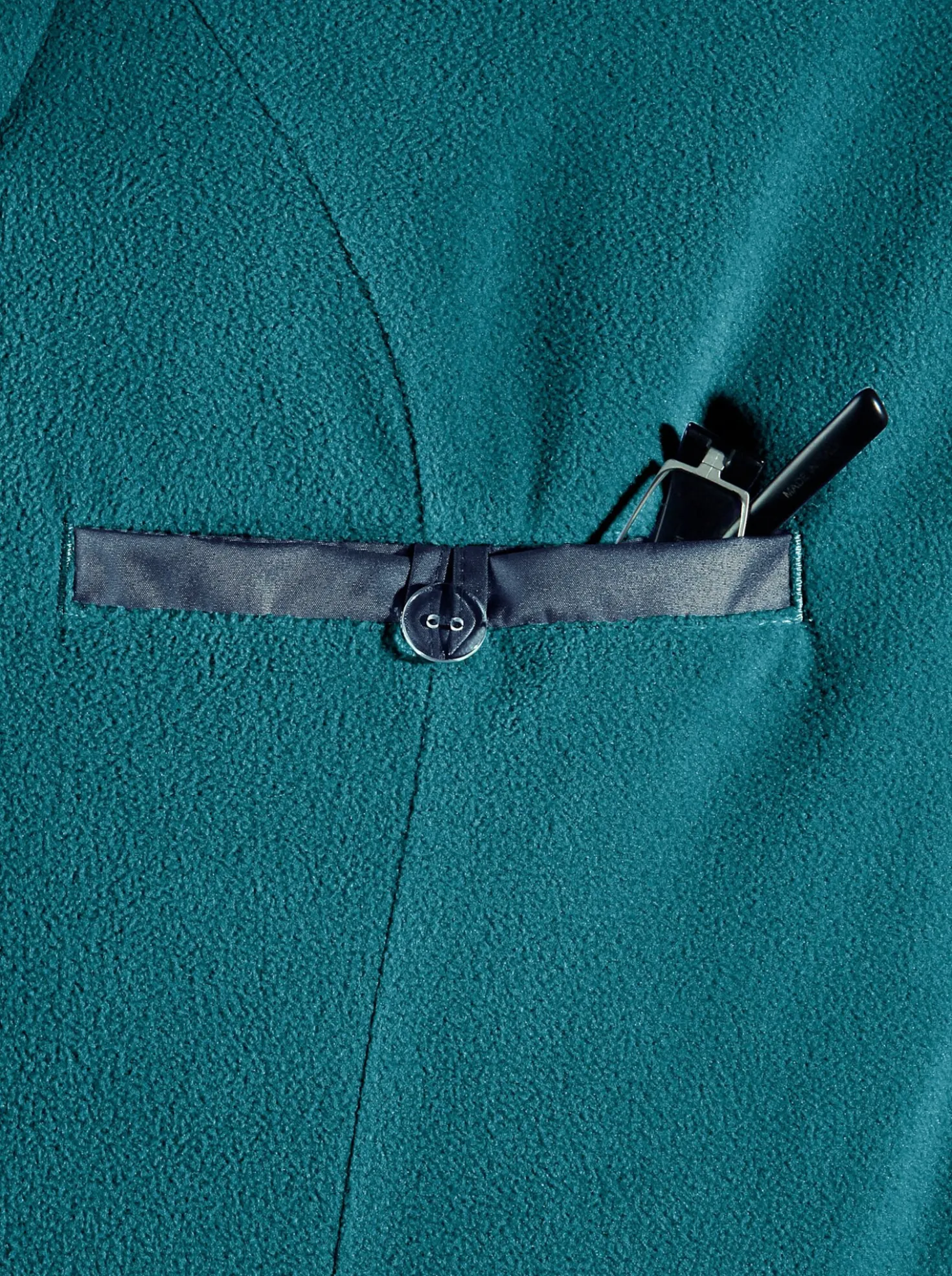 Funktionsjacke mit Innentasche, knöpfbar