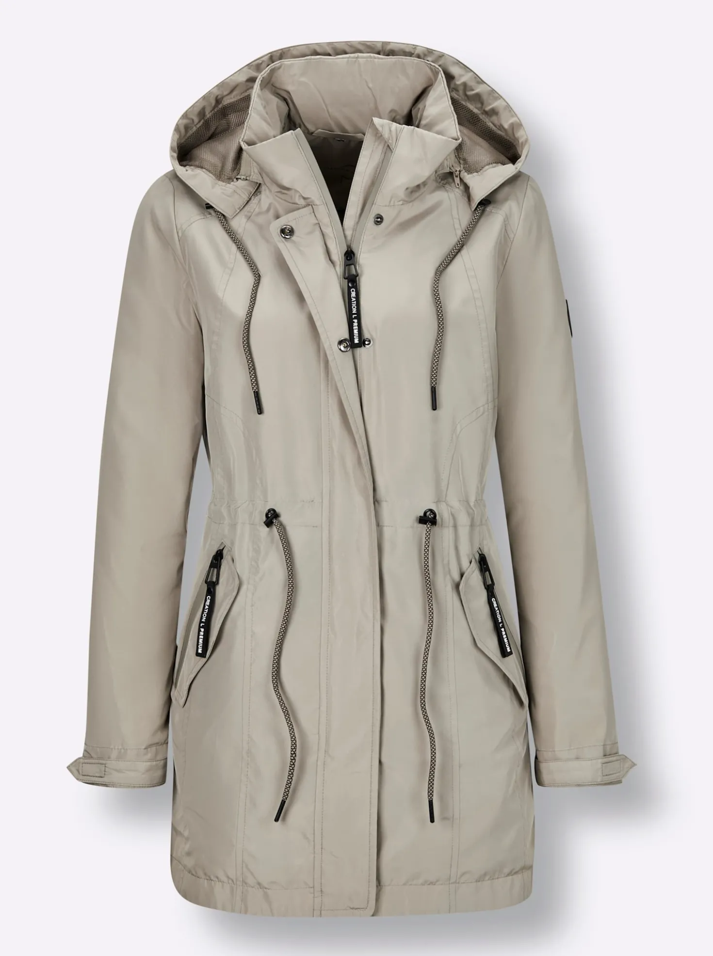 Funktionsjacke mit Kapuze, abnehmbar