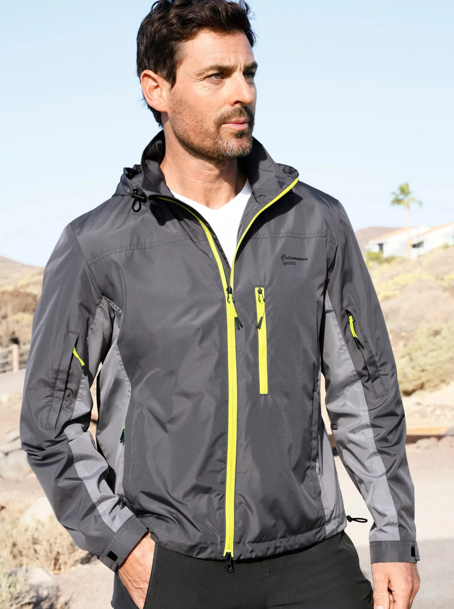 Funktionsjacke mit Unterarmbelüftung