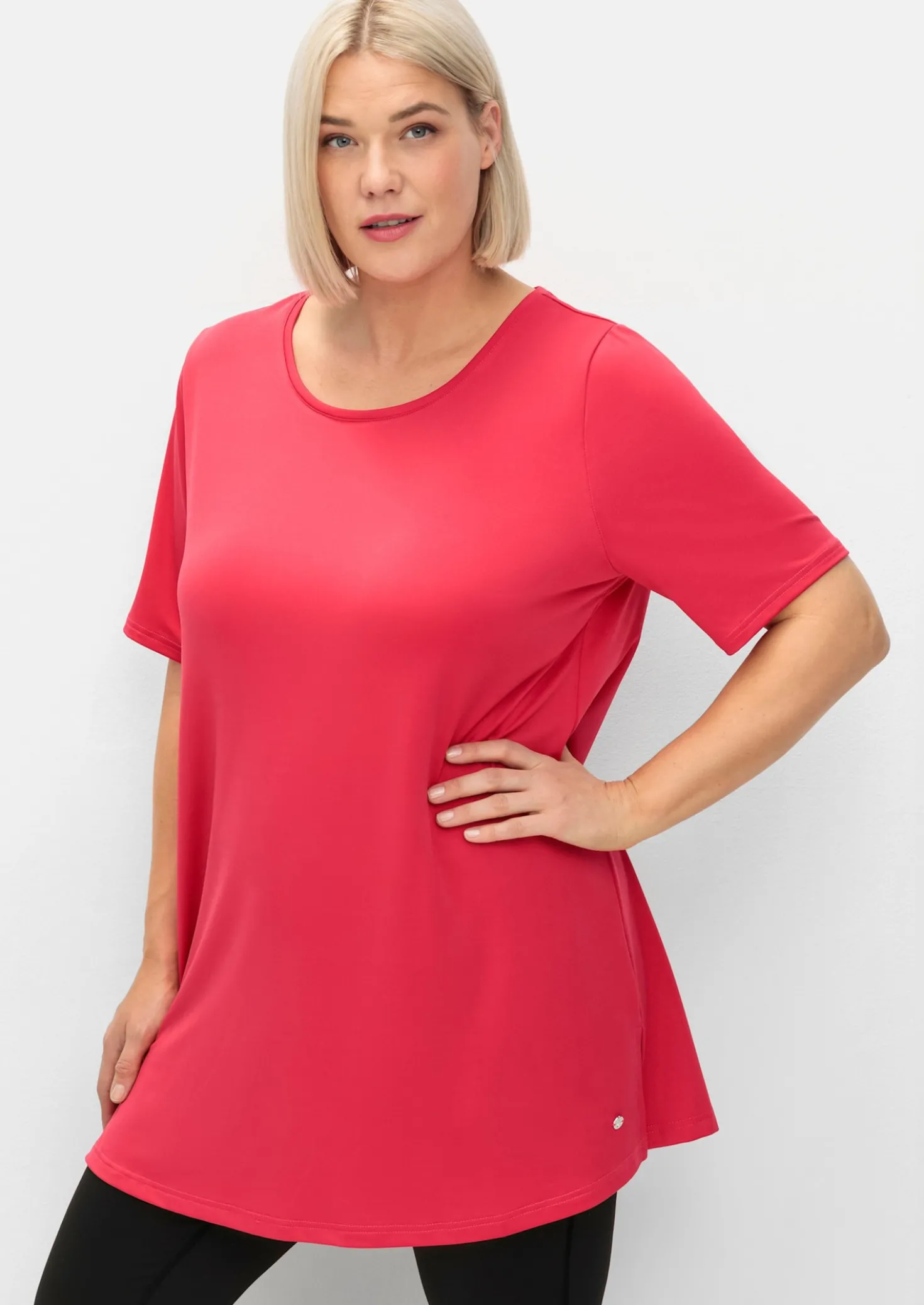 Funktionsshirt in Longform