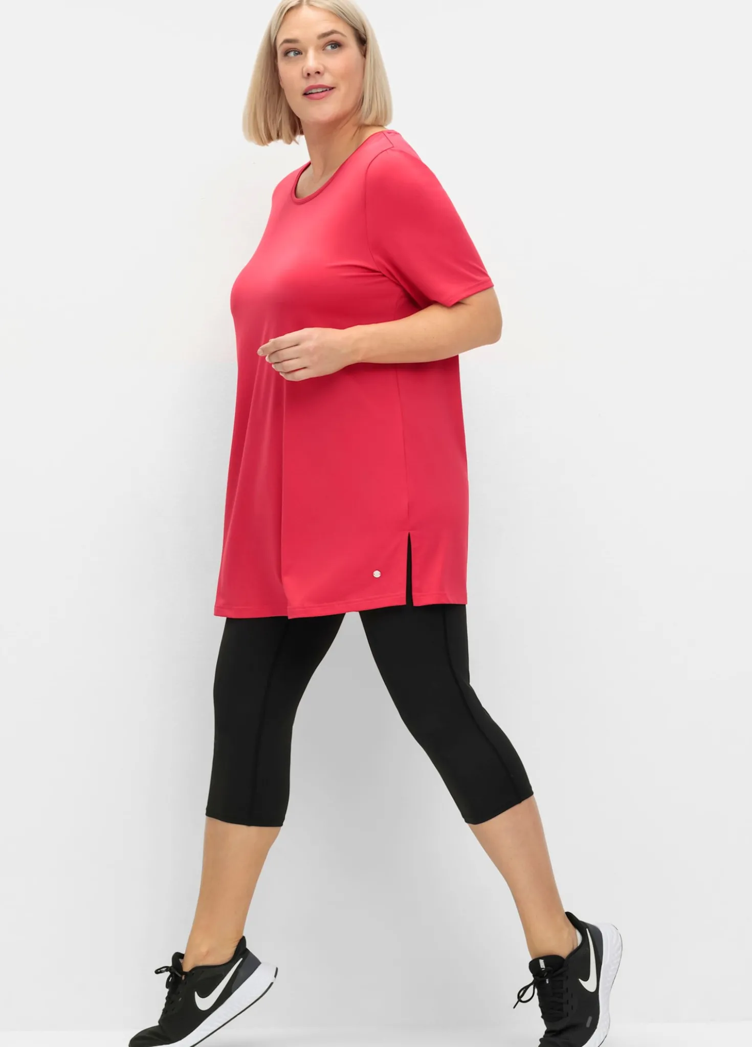 Funktionsshirt in Longform
