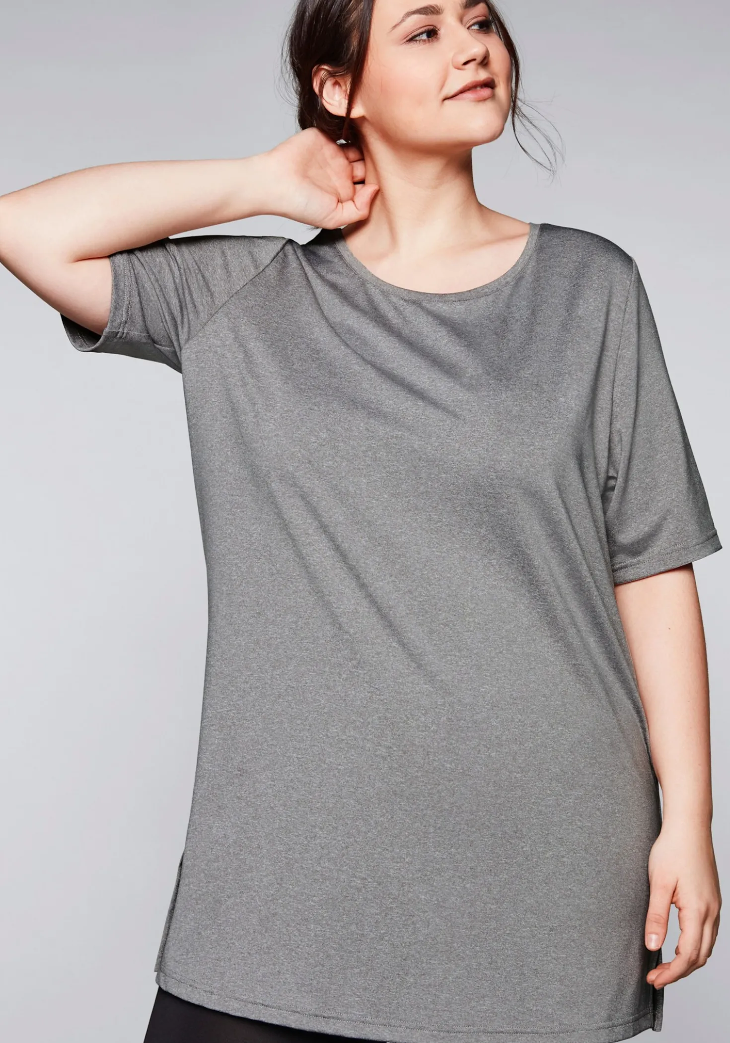 Funktionsshirt in Longform