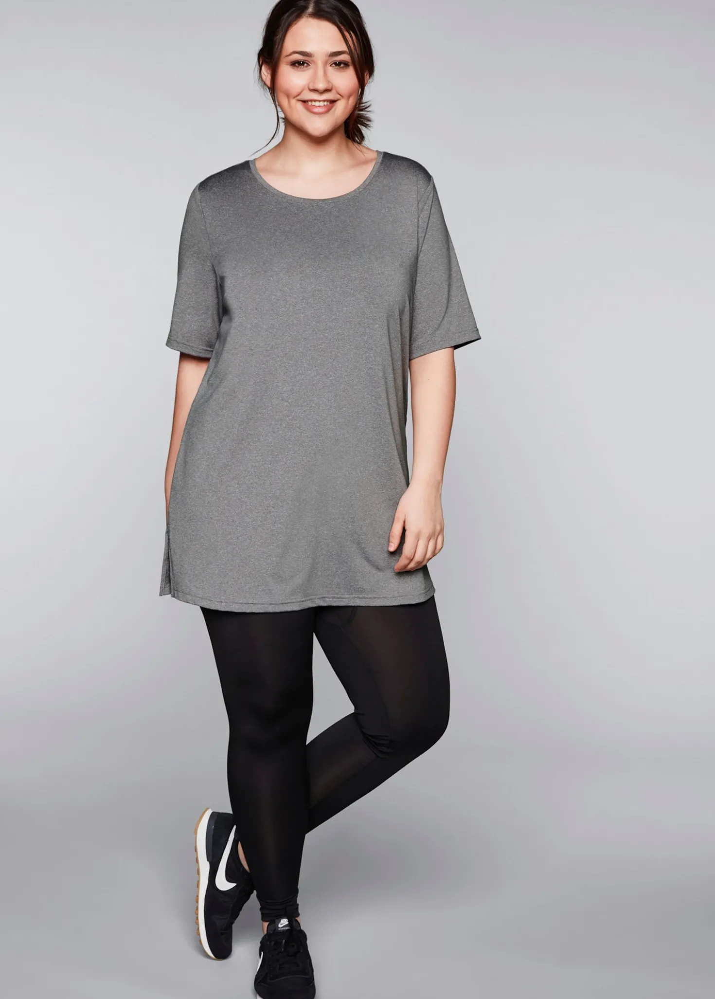 Funktionsshirt in Longform