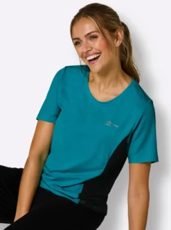 Funktionsshirt mit Kontrast-Einsätzen