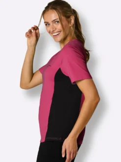 Funktionsshirt mit Kontrast-Einsätzen