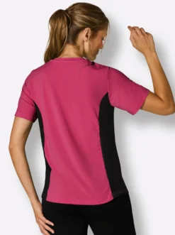 Funktionsshirt mit Kontrast-Einsätzen