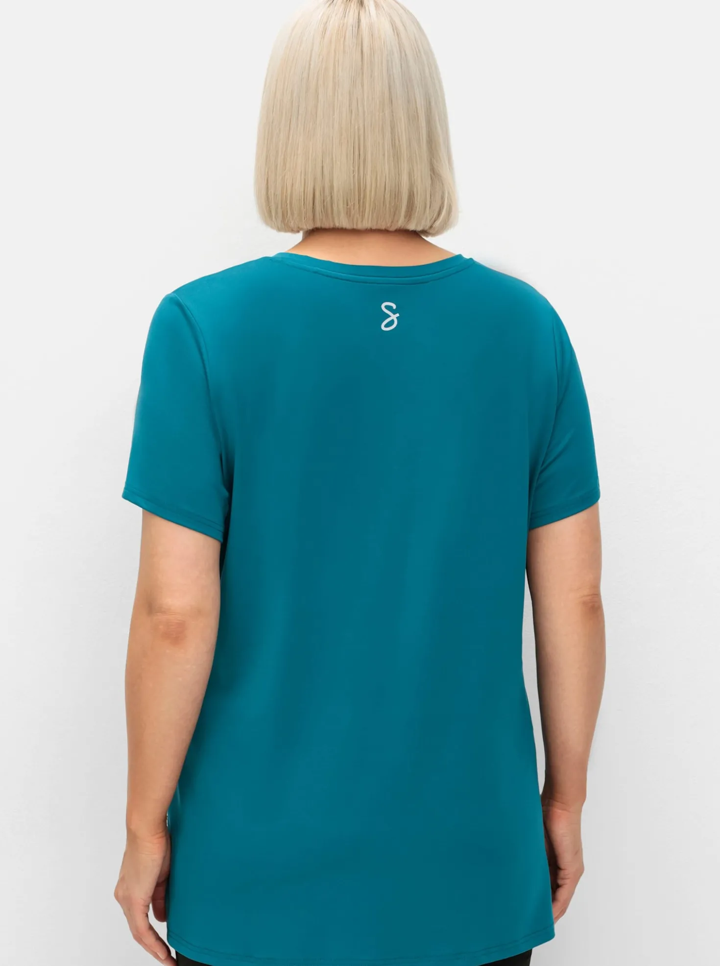 Funktionsshirt mit V-Ausschnitt