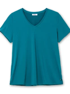 Funktionsshirt mit V-Ausschnitt