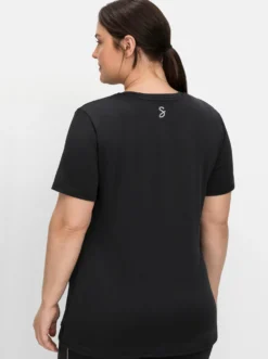 Funktionsshirt mit V-Ausschnitt