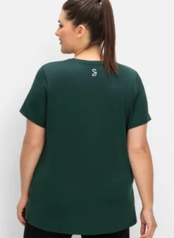 Funktionsshirt mit V-Ausschnitt