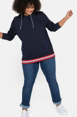 Gerade Jeans für kräftigere Oberschenkel