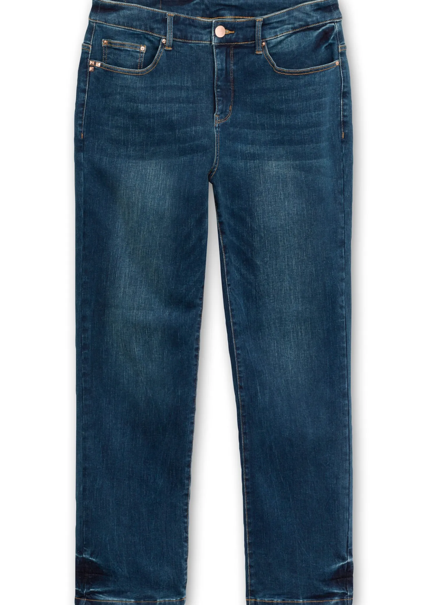 Gerade Jeans mit Bodyforming-Effekt