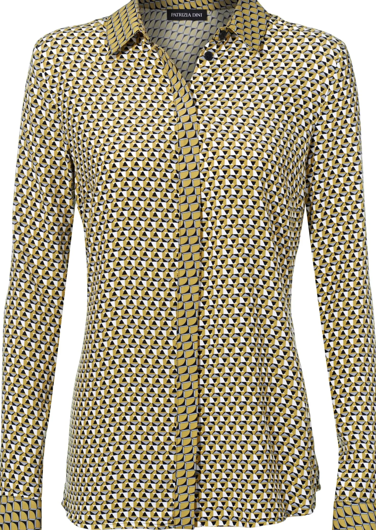 Hemdbluse im Minimal-Dessin