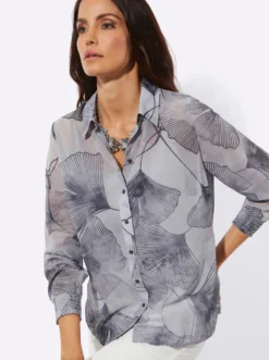 Hemdbluse inklusive Viskose-Top