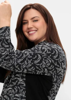 Hemdbluse mit Alloverprint