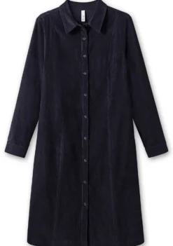 Hemdblusenkleid aus weichem Cord