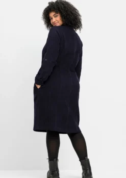 Hemdblusenkleid aus weichem Cord