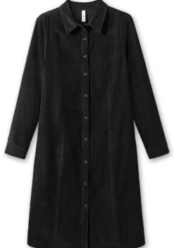Hemdblusenkleid aus weichem Cord
