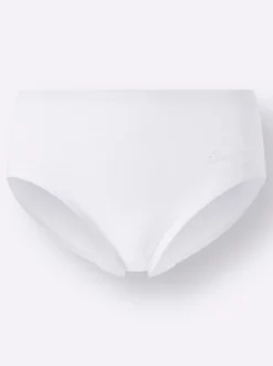 Hüftslip mit Batiststickerei-Motiv