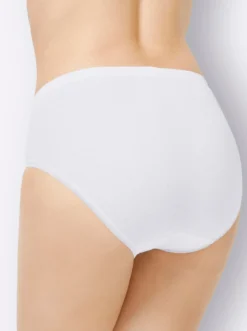 Hüftslip mit Batiststickerei-Motiv