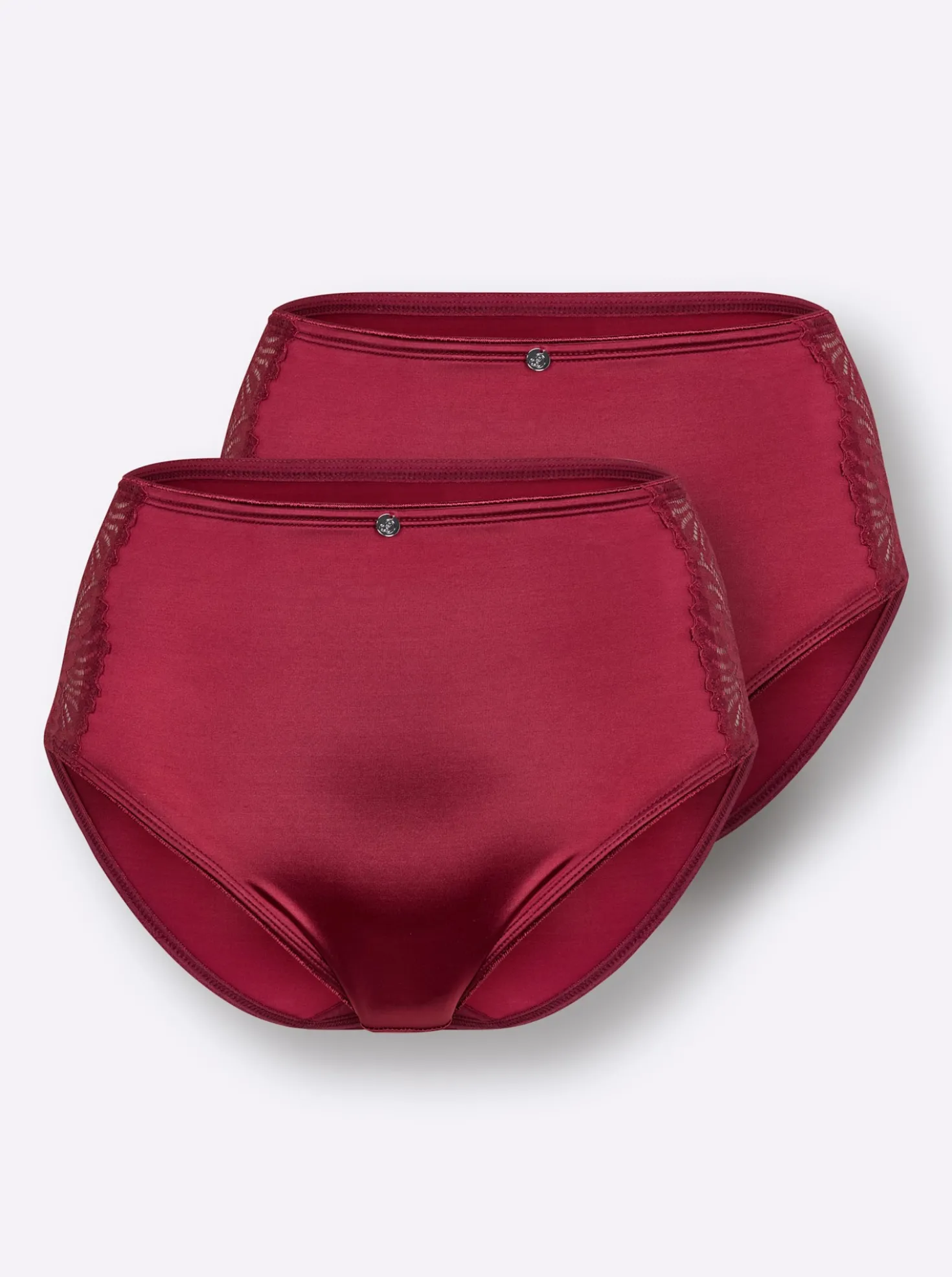 Hüftslip mit seitlichem Spitzeneinsatz