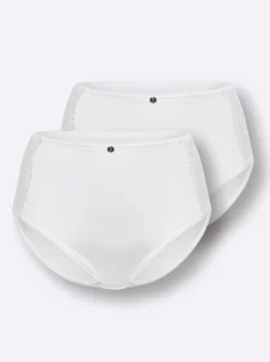Hüftslip mit seitlichem Spitzeneinsatz