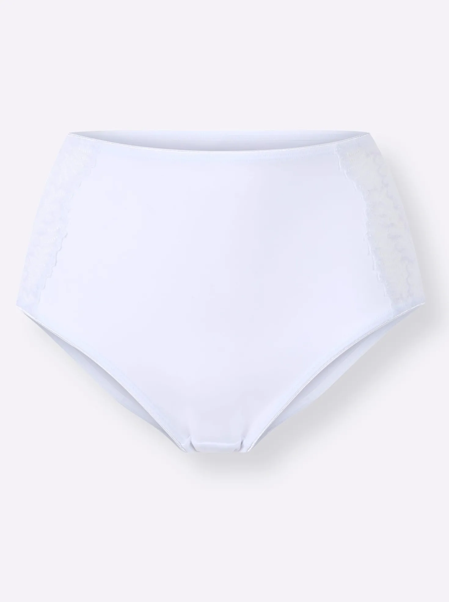 Hüftslip mit Spitzen-Einsatz seitlich