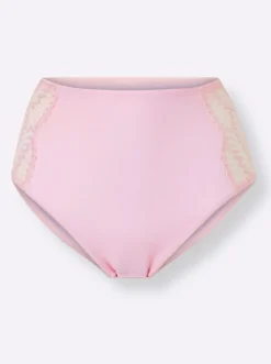 Hüftslip mit Spitzen-Einsatz seitlich
