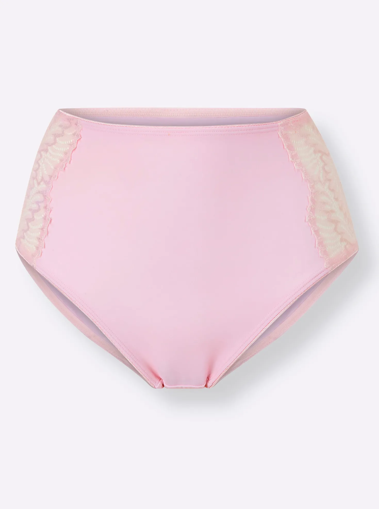 Hüftslip mit Spitzen-Einsatz seitlich