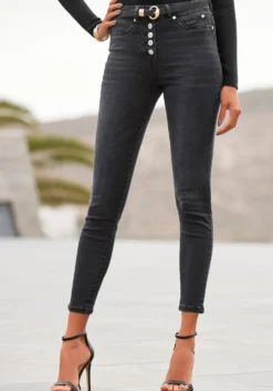 High-waist-Jeans