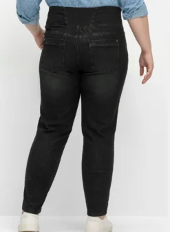 High-waist-Jeans in schmaler Form
